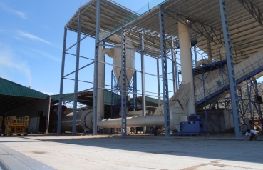 The processing of Alfalfa into feed pellets